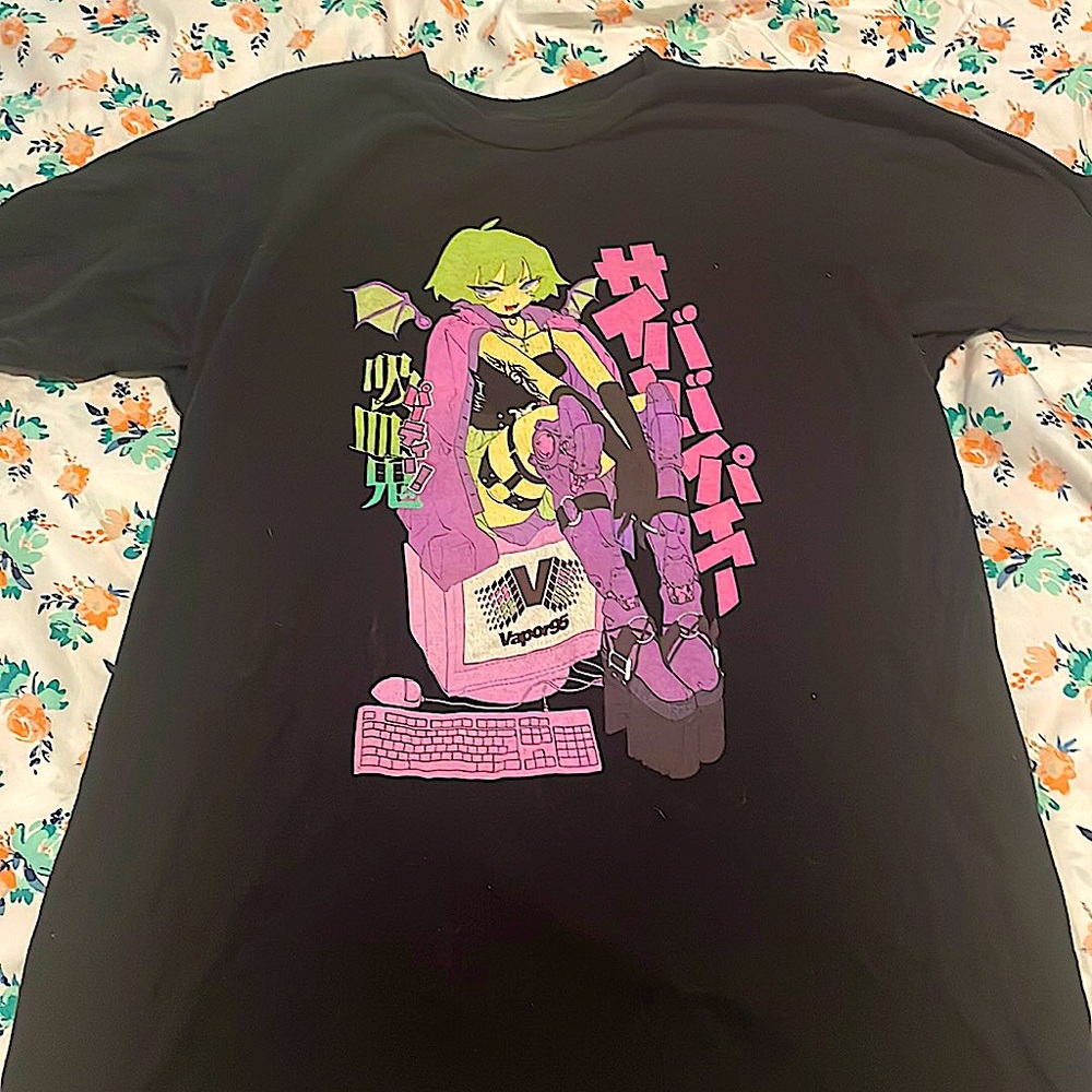Black shirt with design, Hot Topic, Size Medium